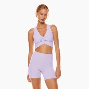 Aritzia TnAction TnaBUTTER™ Volley Sports Bra purple lavender